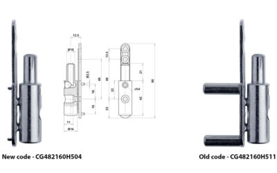 Otlav door hinge update