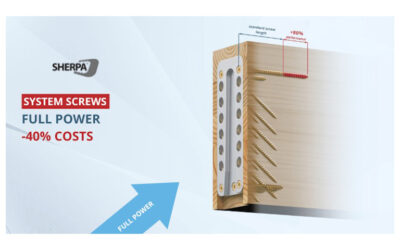 Same power, less cost – with Sherpa system screws